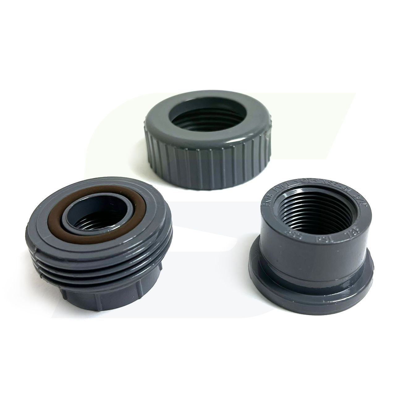 858-007 - 3/4" Schedule 80 PVC Union with Viton O-Ring - FNPT x FNPT