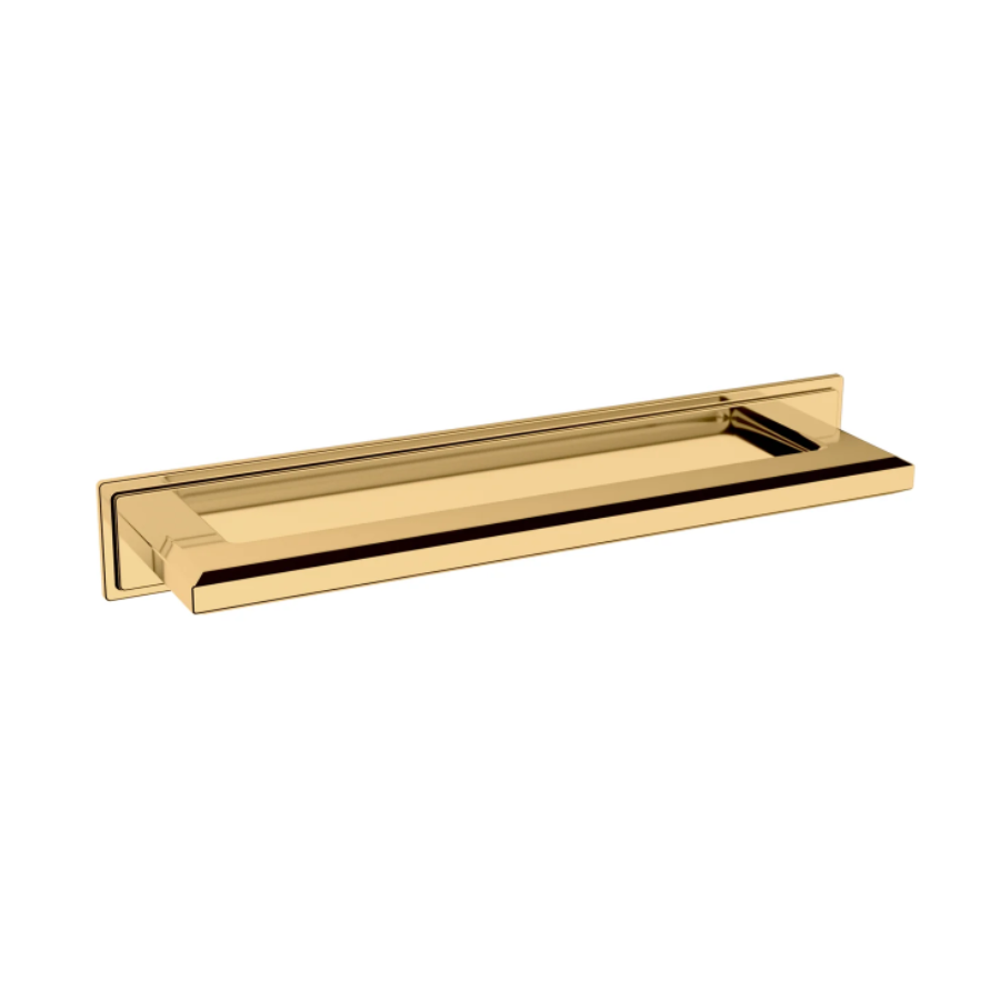 4941031 - 6" Centers - Contemporary Back Plate - Unlacquered Brass