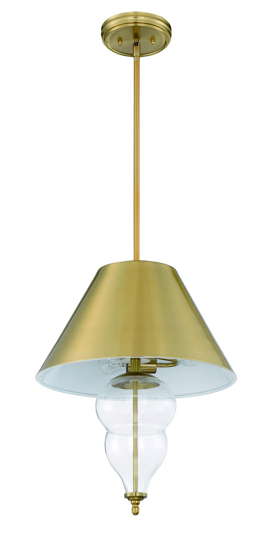 P955SB3 - 3 Light 16" Wide Pendant - Satin Brass