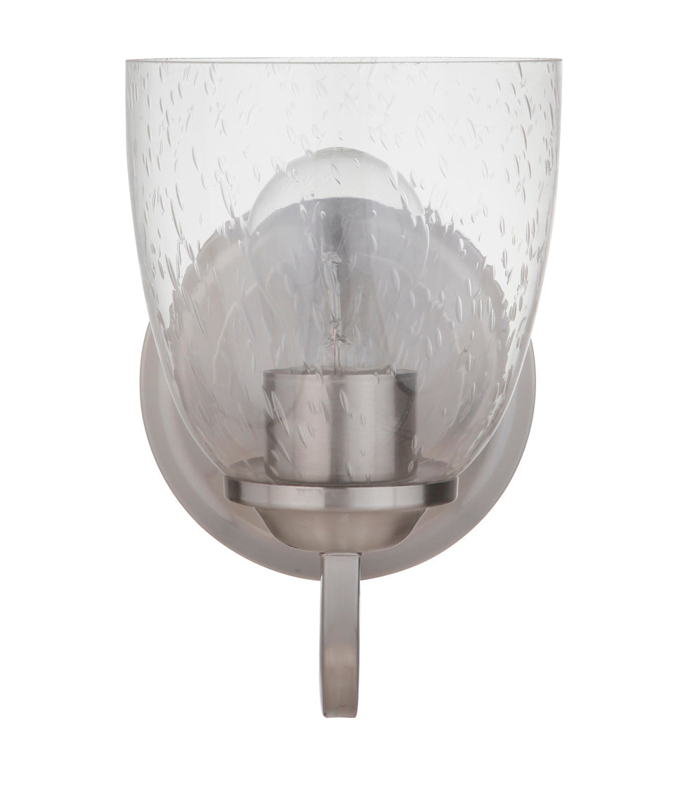 49901-BNK - Serene 1 Light 8.75" High Wall Sconce - Brushed Nickel