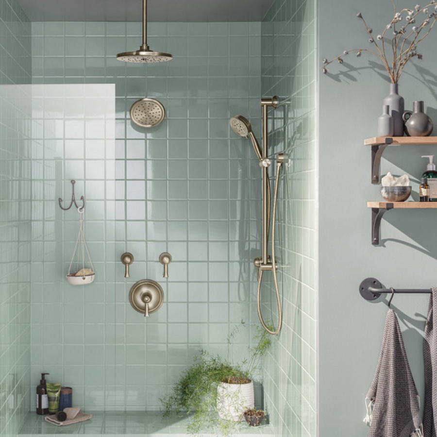 226651BN - Moen 12" Straight Shower Arm - Brushed Nickel