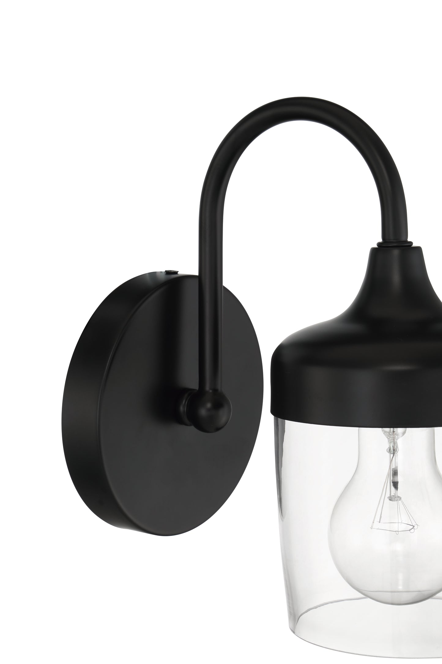 58101-FB - Wrenn 1 Light 9.13" High Wall Sconce - Flat Black