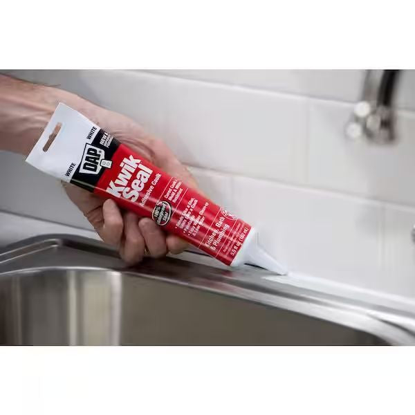 18013 - Almond Kwik Seal Kitchen And Bath Adhesive Caulk - 5.5 oz
