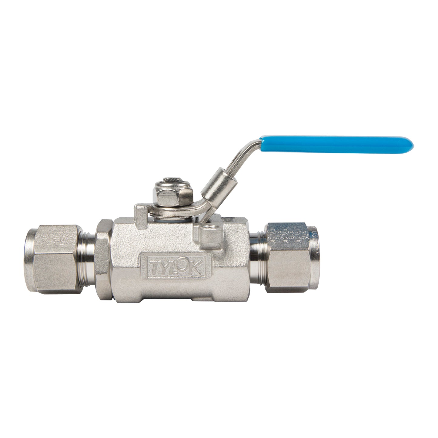 SS-GP4-D4D4 - Stainless GP Ball Valve 1/4" CBC Tube x 1/4" CBC Tube