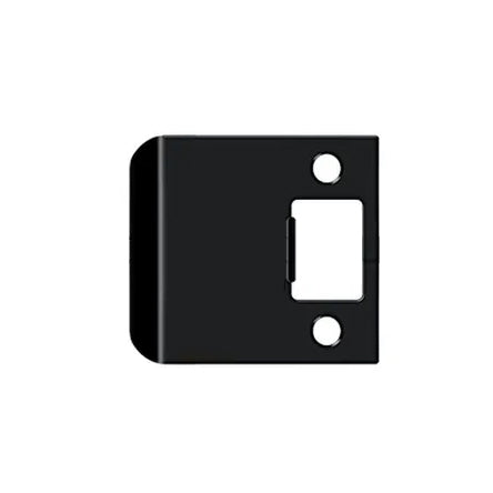 SPE250U19 Extended Lip Strike Plate; 2-1/2" Overall Black Finish
