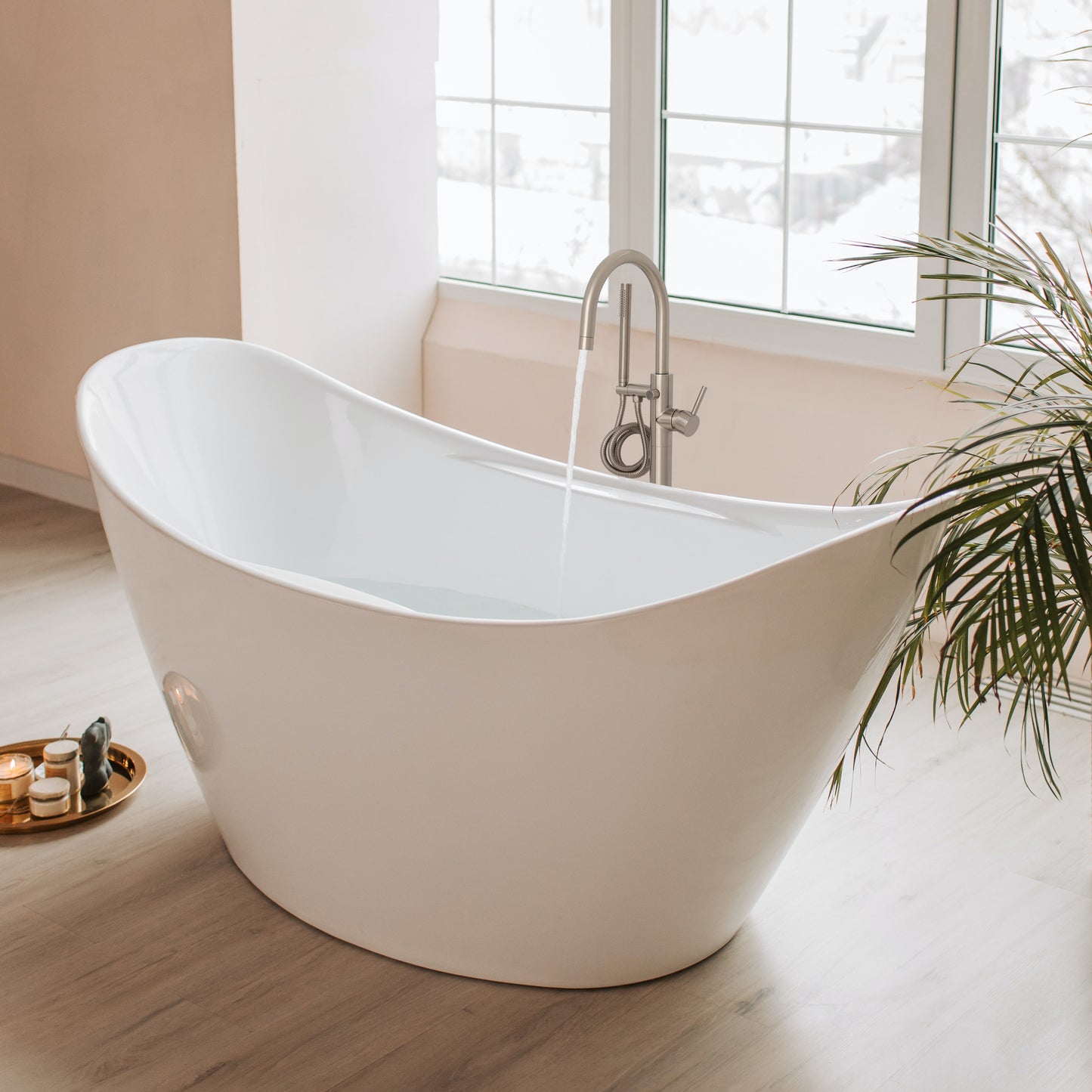 EMBY-BTF-BN - Emerald Bay Bath Tub Filler in Brushed Nickel