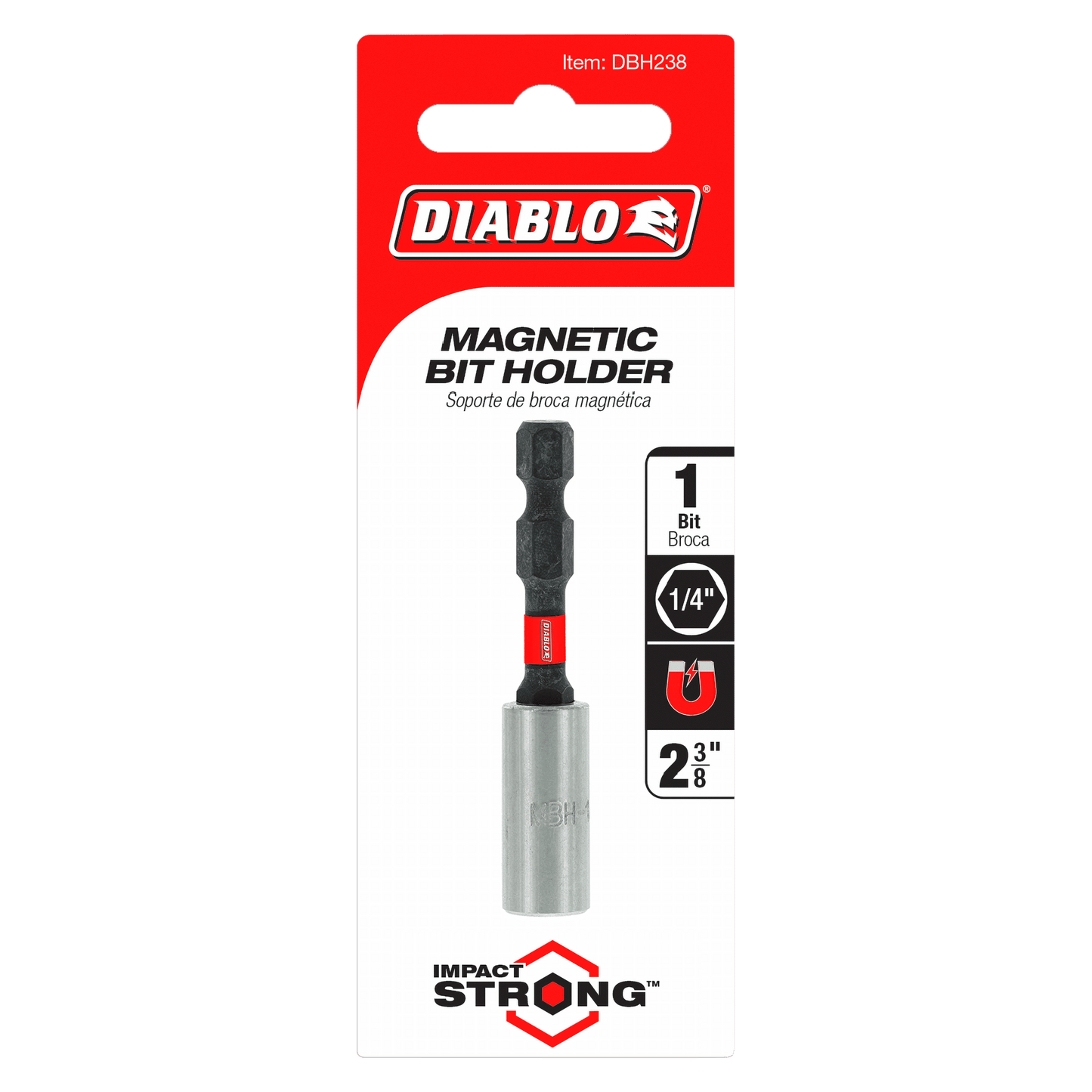 DBH238 - 2-3/8" Magnetic Drive Bit Holder