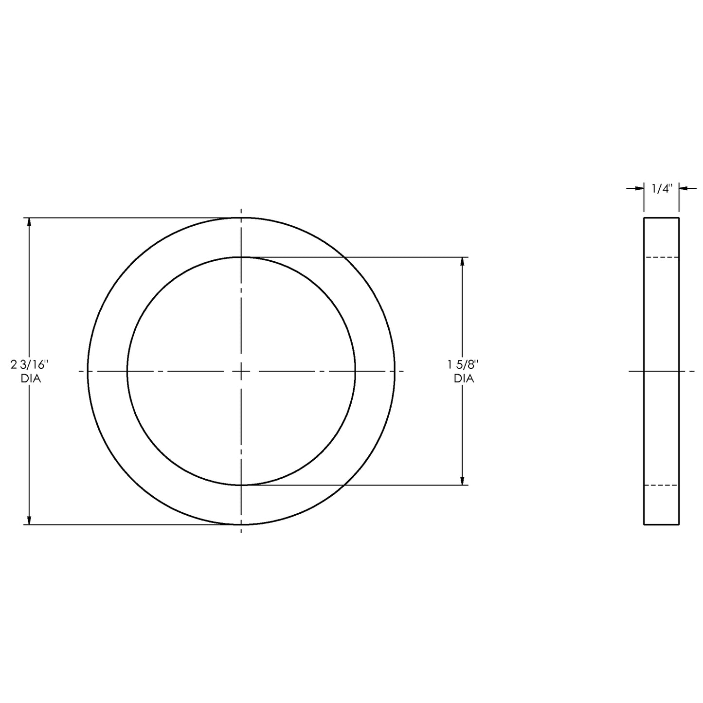150-G-BU - 1-1/2" Cam & Groove Replacement Nitrile Rubber Gasket