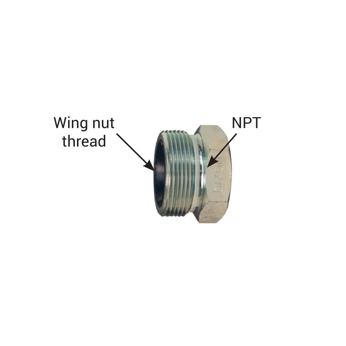 GB28 - 2" Boss Ground Joint Female Spud