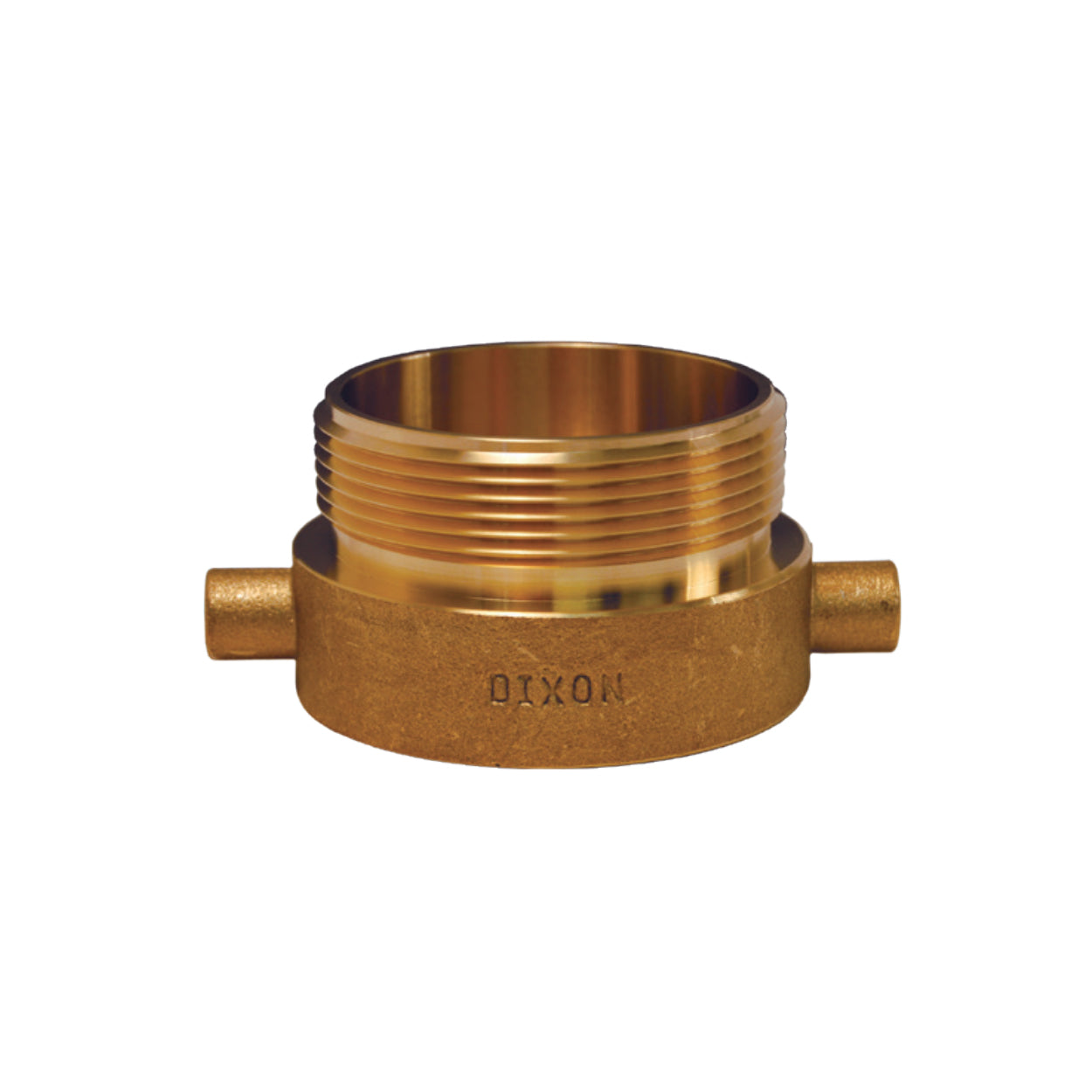 HA2575T - 2-1/2" NST (NH) x 3/4" NPT Cast Brass Pin Lug Hydrant Adapter