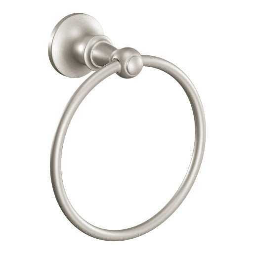 Moen DN4486BN - Vale 7" Towel Ring in Brushed Nickel