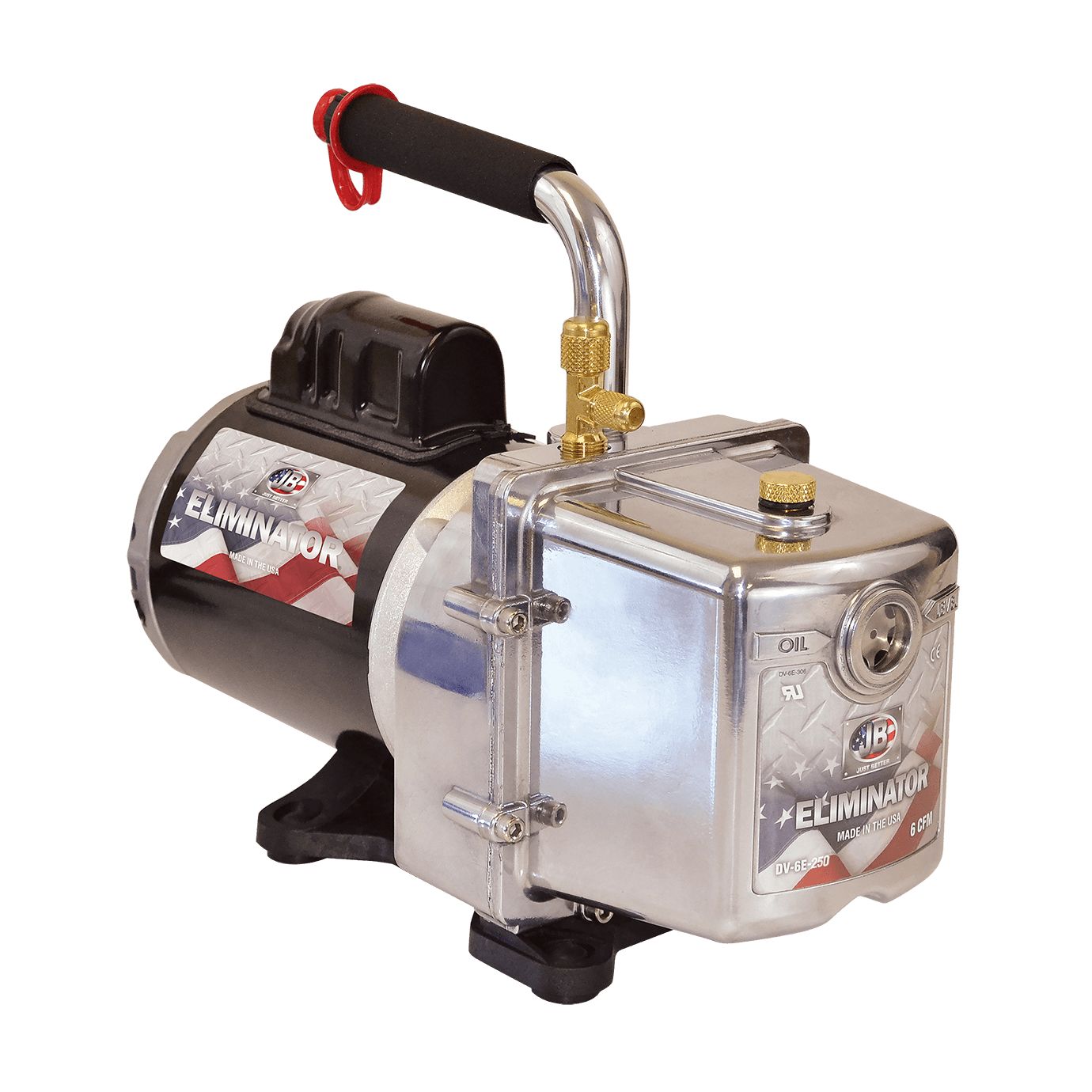 DV-6E - 6 CFM Eliminator Vacuum Pump with Oil - 115V / 60Hz