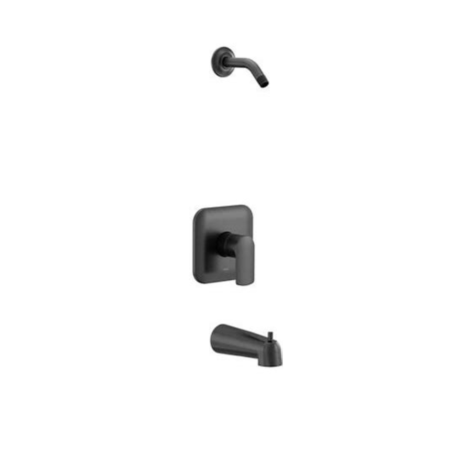 S134BL - Black Shower Arm - Moen Matte