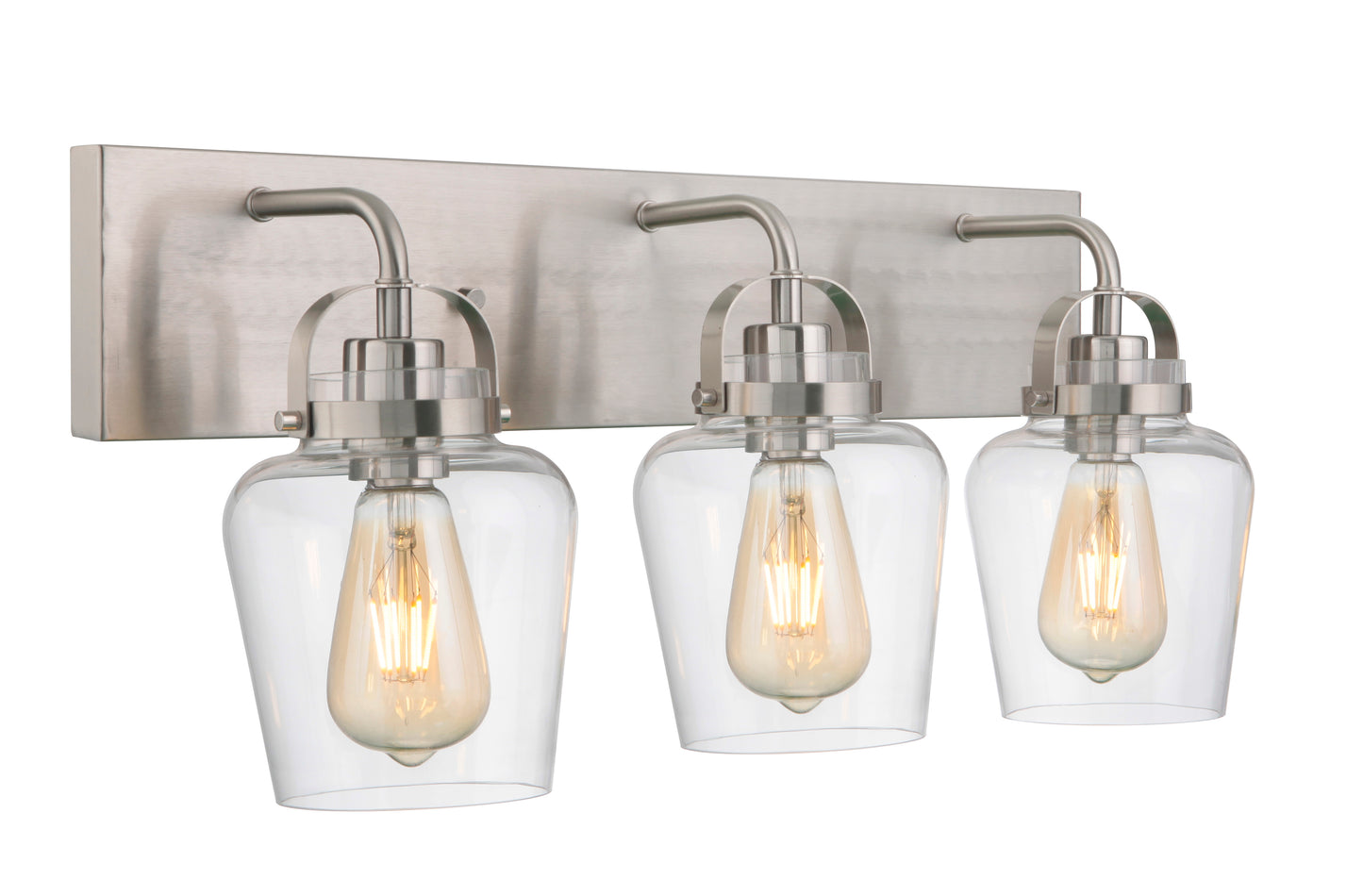 53503-BNK - Trystan 3 Light 22" Wide Vanity Light - Brushed Nickel