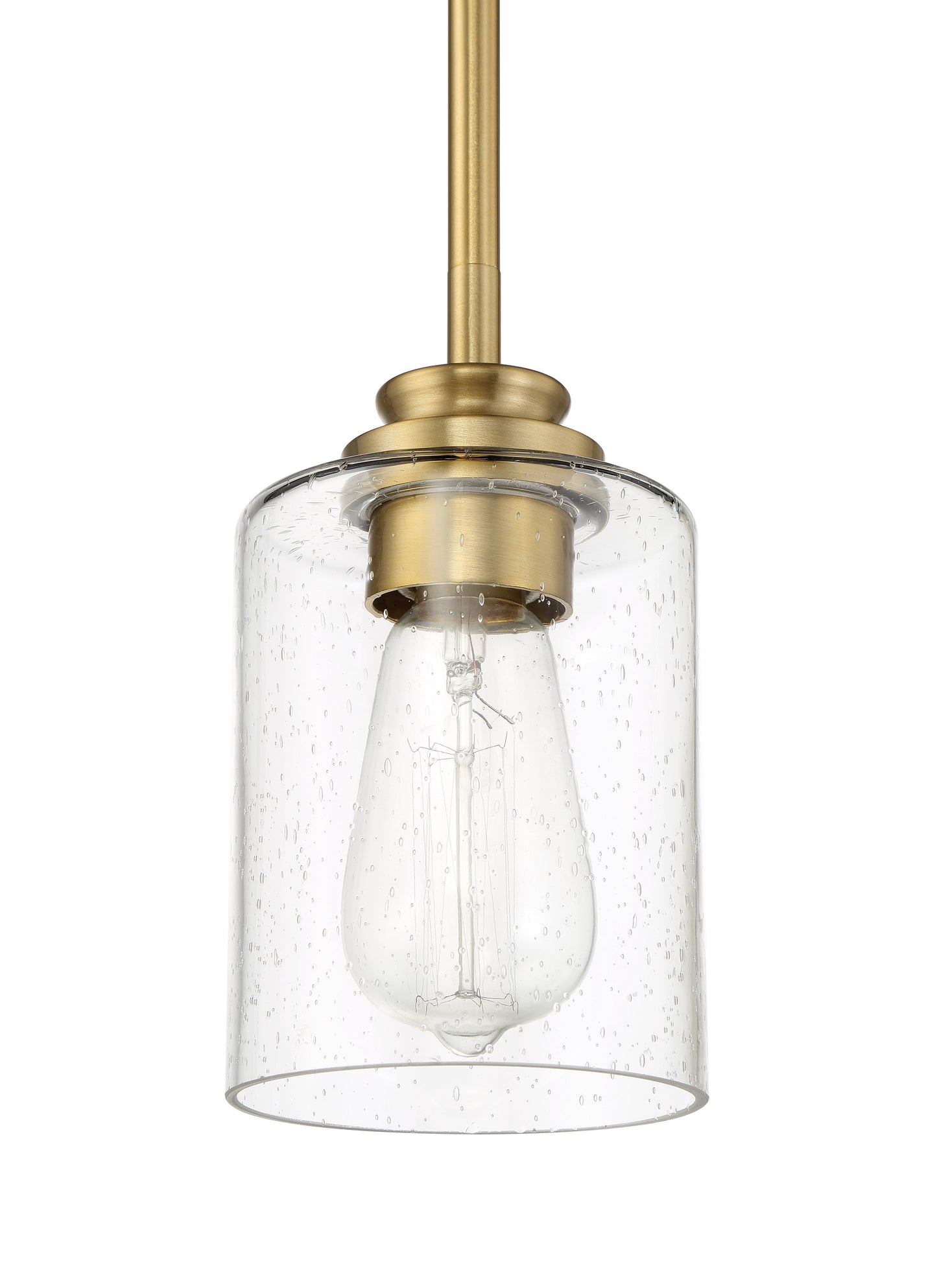 50591-SB - Bolden 1 Light 5" Wide Mini Pendant - Satin Brass