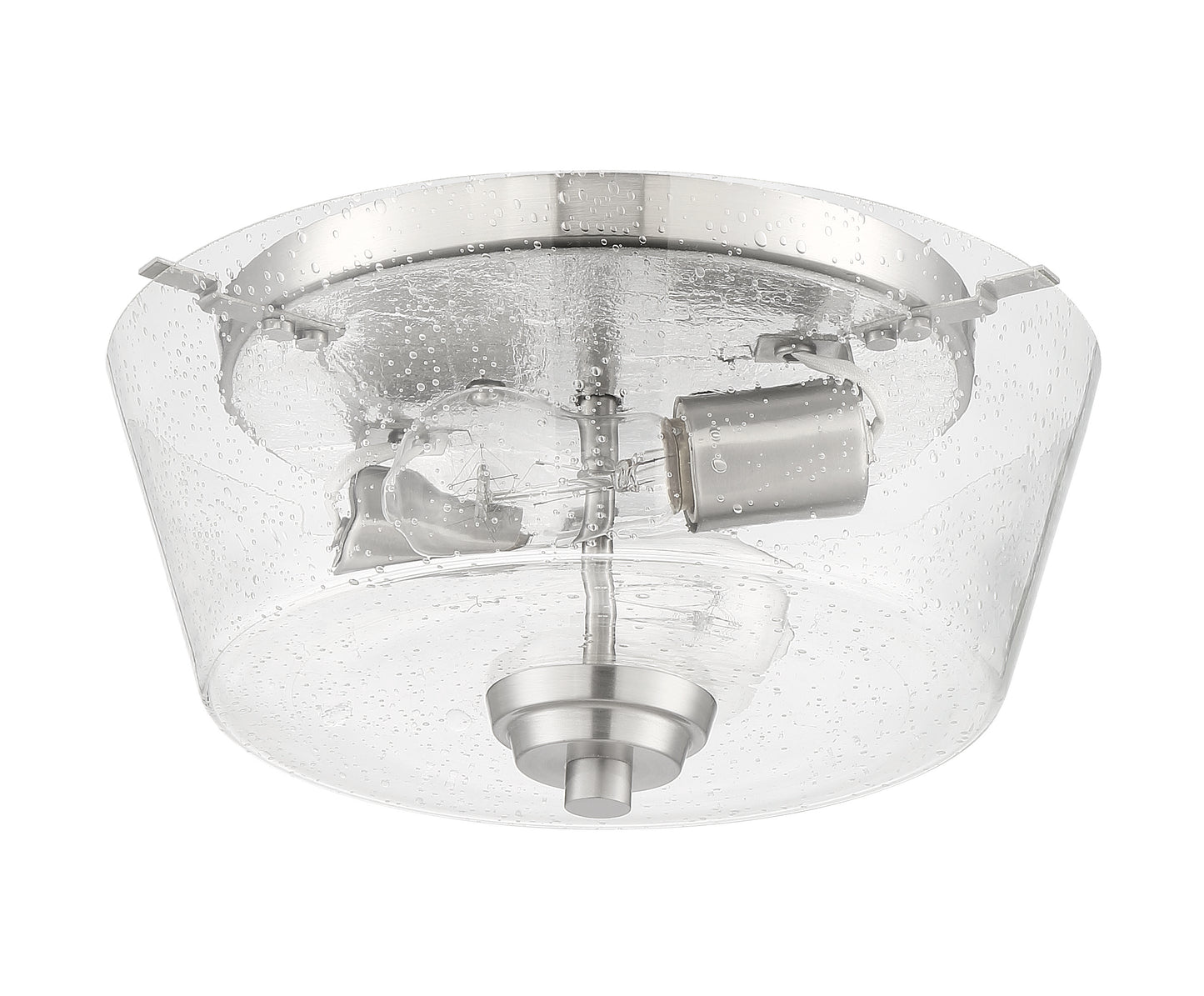 41982-BNK-CS - Grace 2 Light 13" Wide Flush Mount - Brushed Nickel