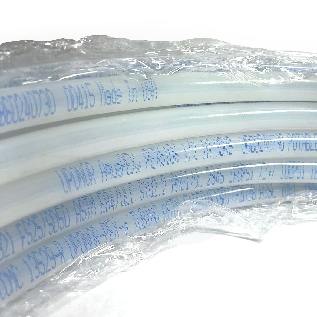 F4340500 - 1/2" AquaPEX White Coil with Blue Print - 100 Ft