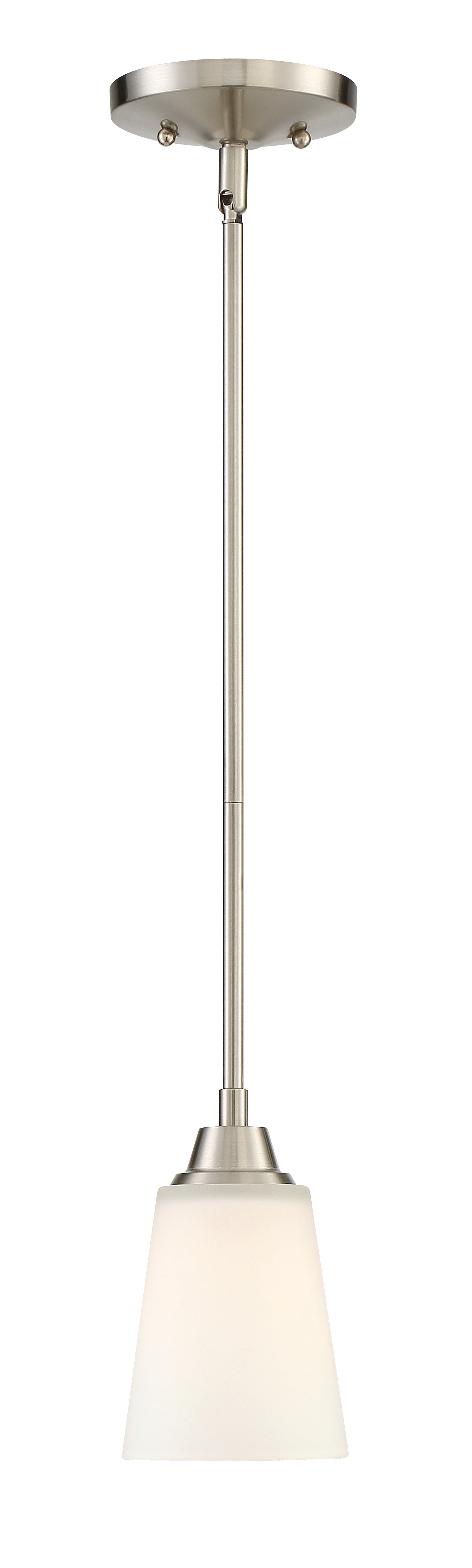 41991-BNK - Grace 1 Light 5" Wide Mini Pendant - Brushed Nickel