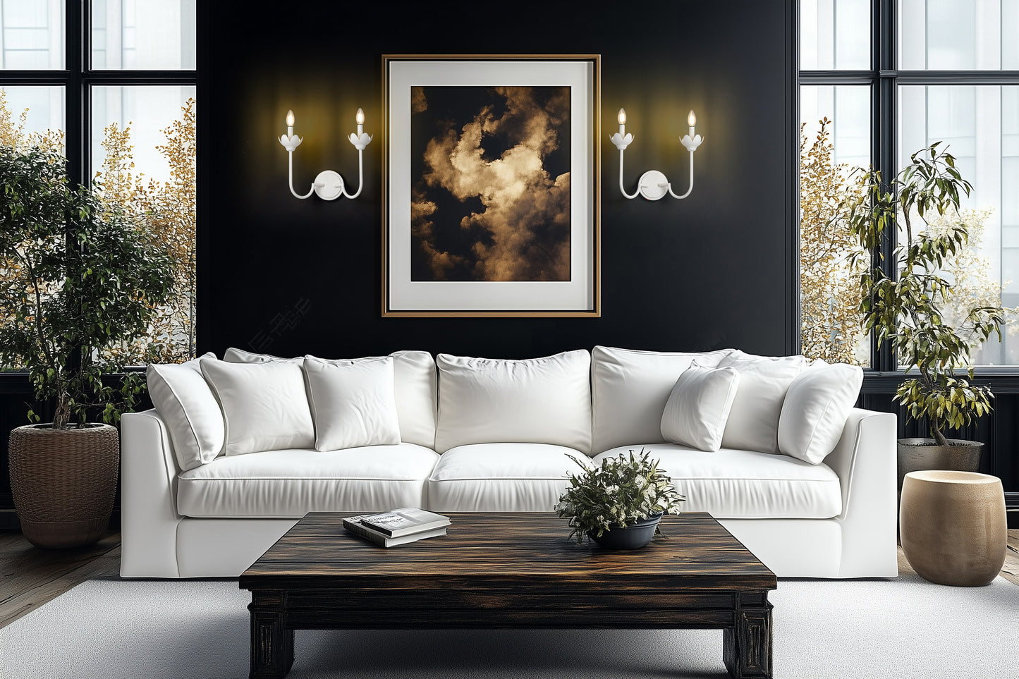 352-2S-TW - Allistair 2 Light Wall 12" Sconce - Tundra White