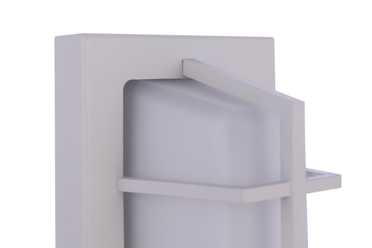 ZA6102-TW - Bulkhead Rectangular 1 Light 10" High Outdoor Wall/Ceiling Mount - Textured White