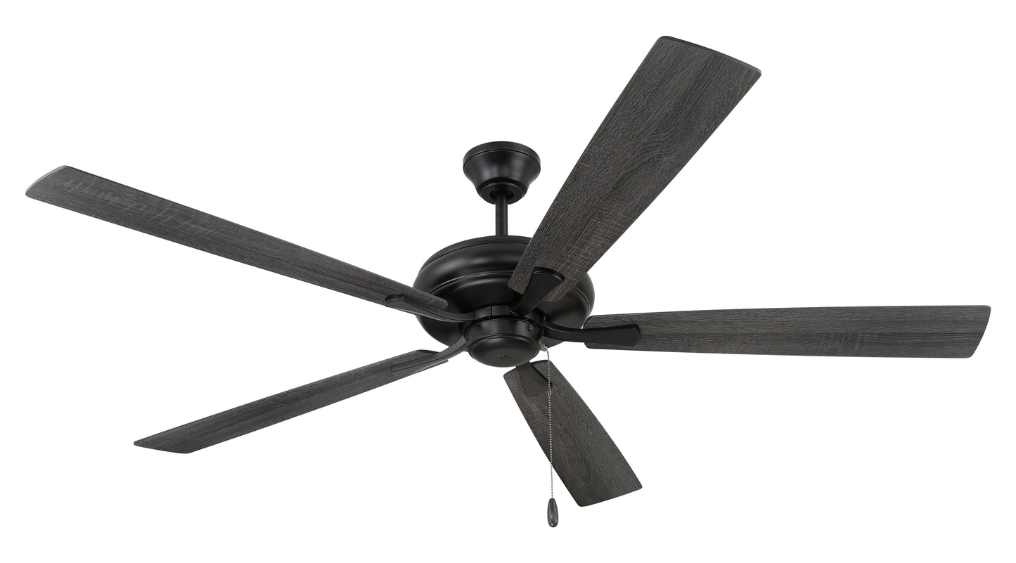 ECF60FB5-FBGW - Eos 60" 5-blade ceiling fan with no light kit 60" 5 Blade Ceiling Fan with Light Kit - Flat Black