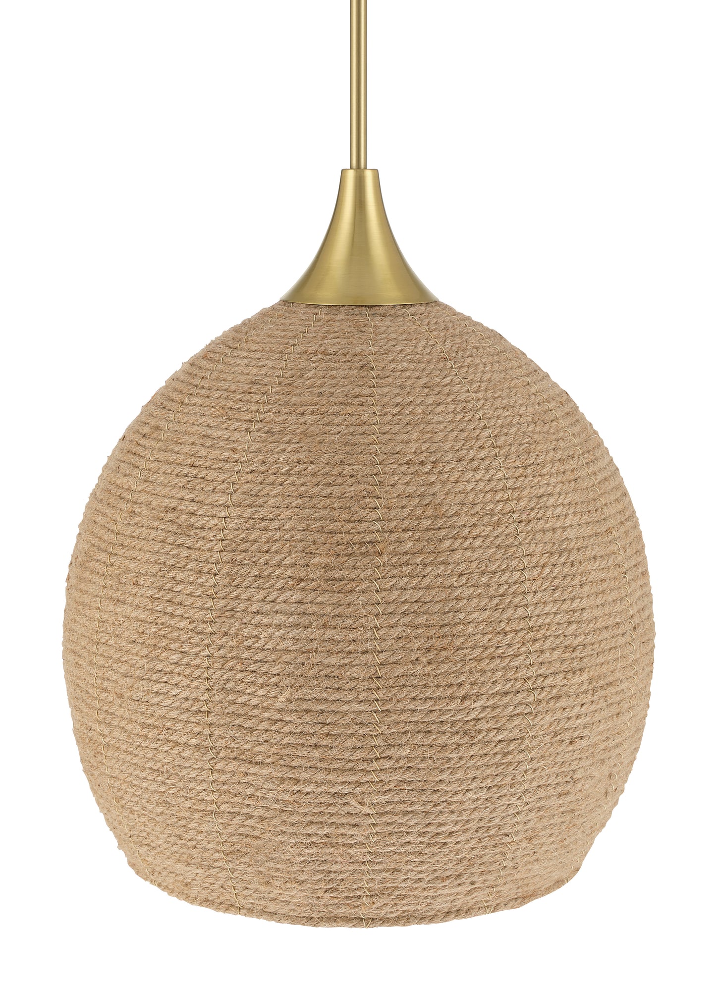 61391-SB - Keira 1 Light 16" Wide Pendant - Satin Brass