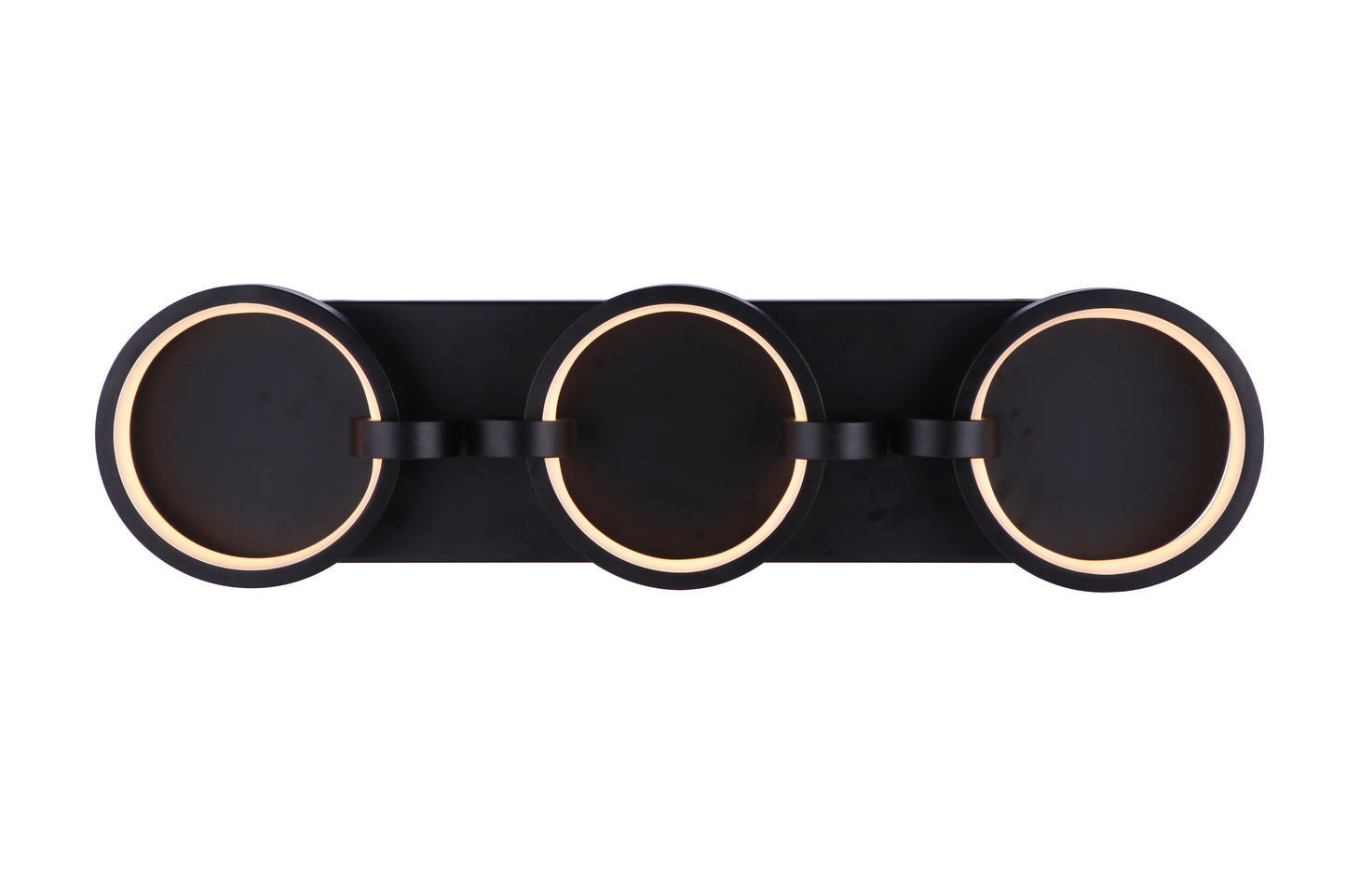 59303-FB-LED - Context 3 Light 24" Wide LED Vanity Light - Flat Black