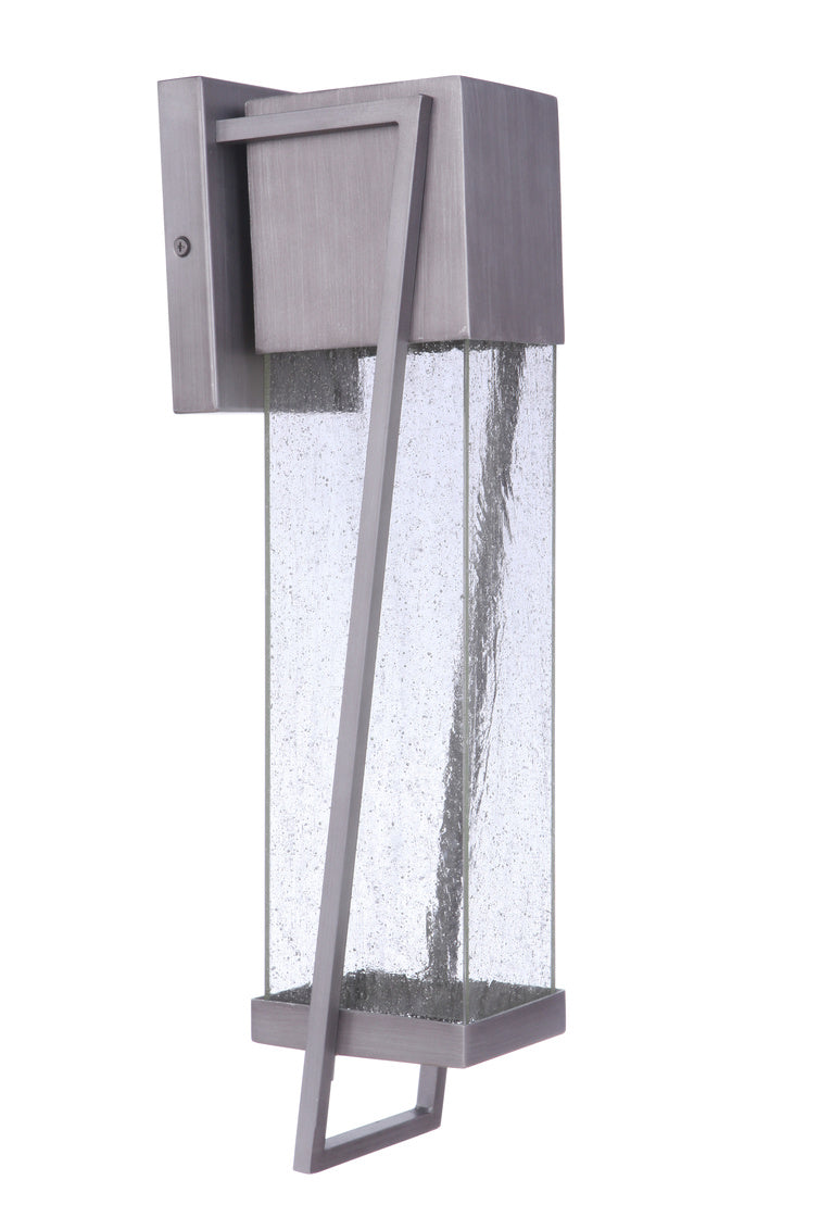 ZA4424-BT-LED - Bryce 1 Light 20" High Outdoor Wall Lantern - Brushed Titanium