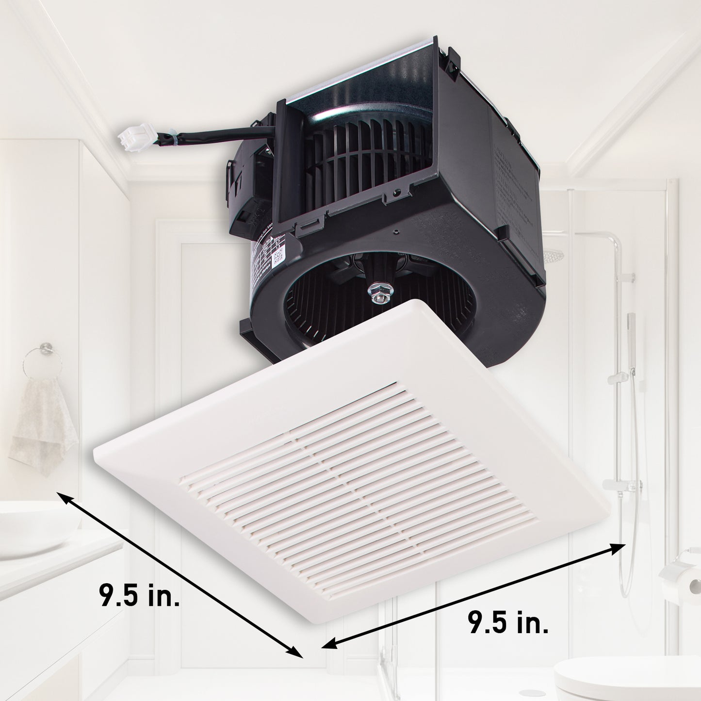 FV-07VBB1 - EcoVent Ventilation Contractor Pack - Fan Motor & Grille