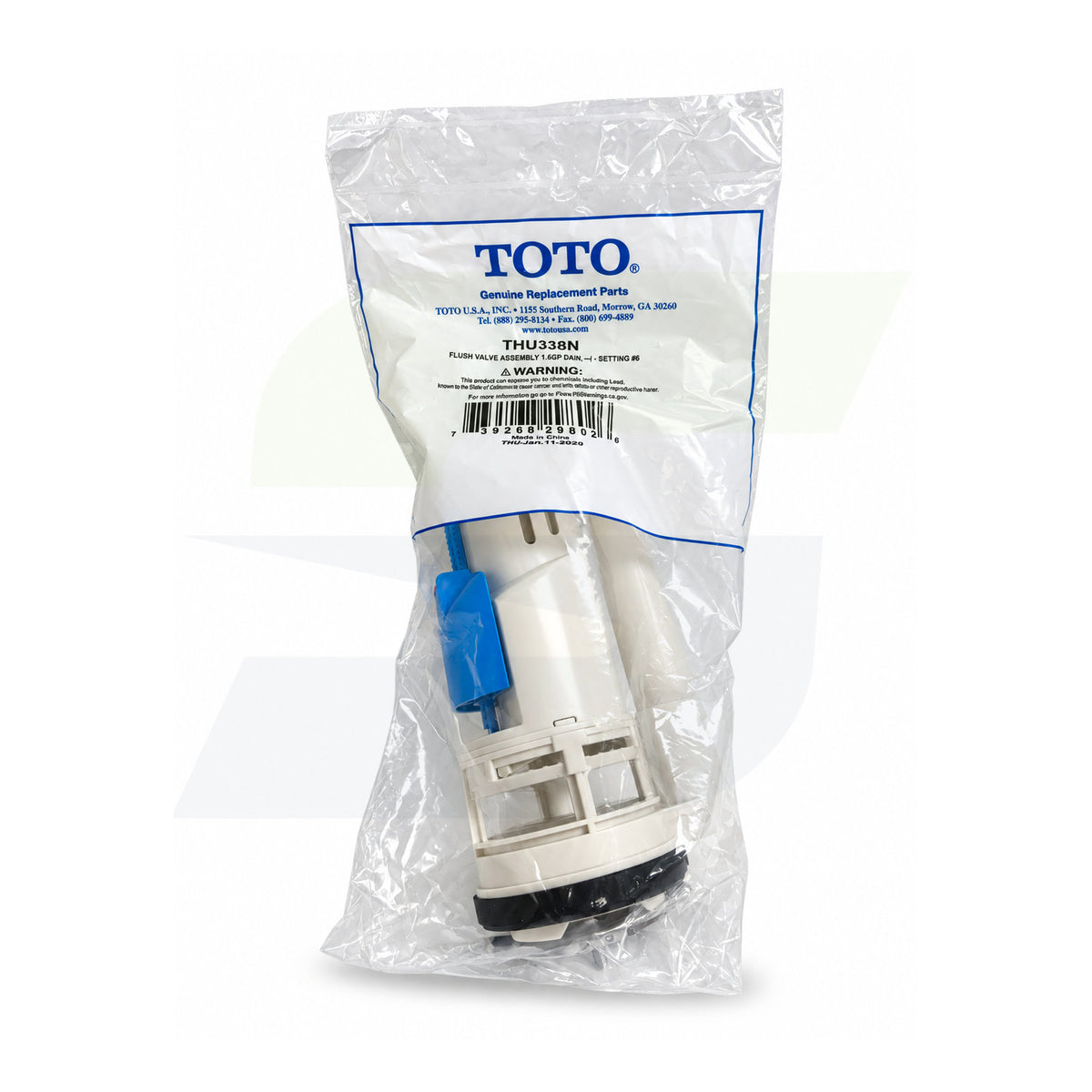 THU338N - Flush Valve Assembly for One-Piece Dual-Flush Toilets