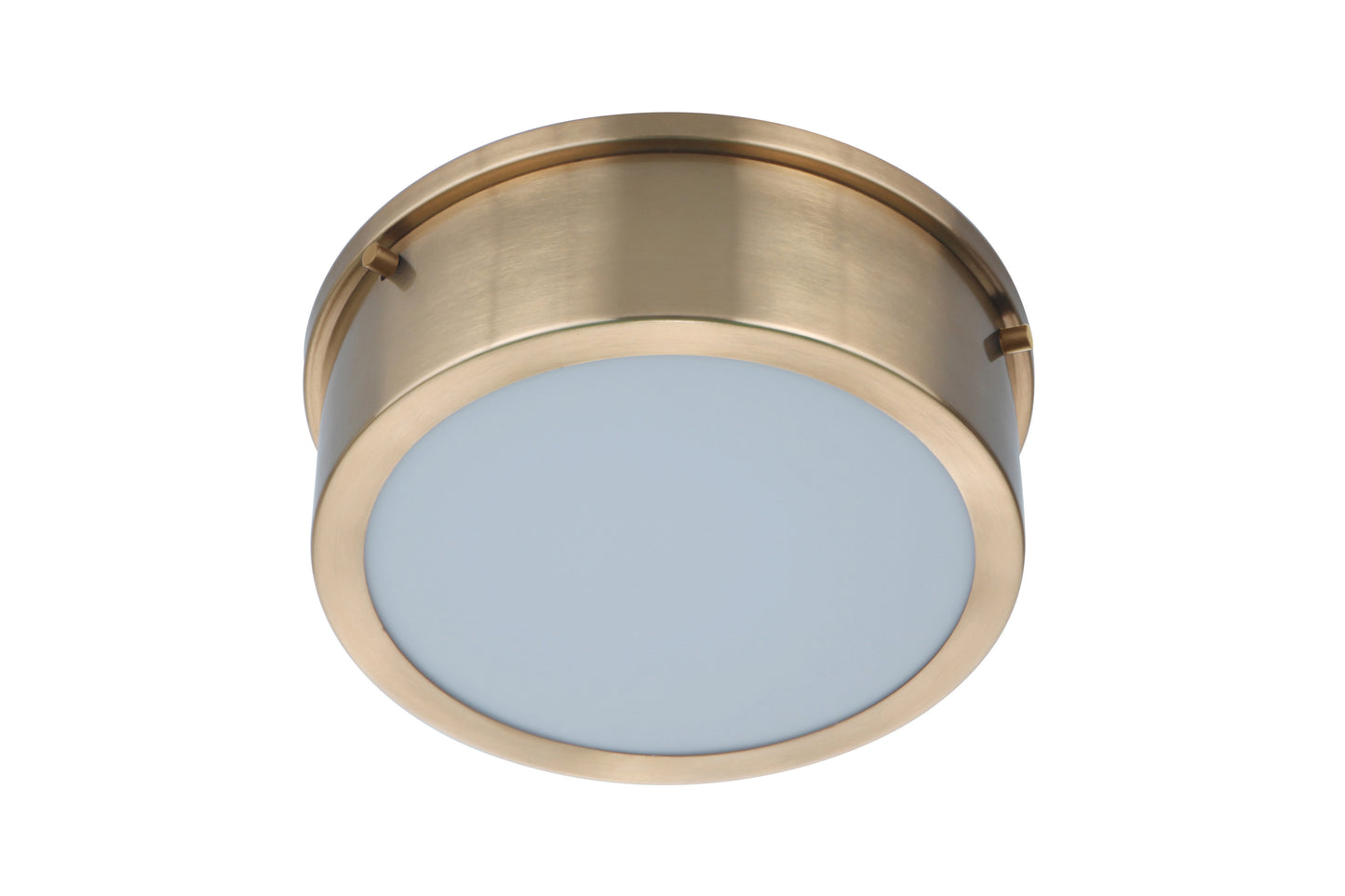 X6709-SB-LED - Fenn 1 Light 9" Wide Flush Mount - Satin Brass