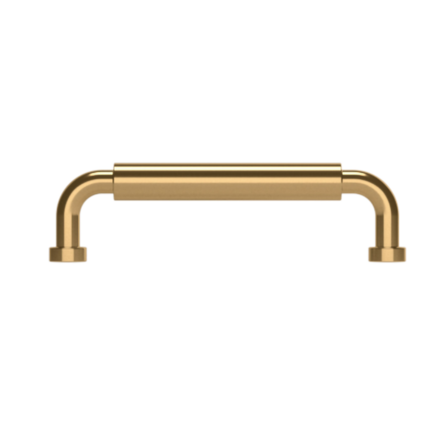 4400031 - 4" Centers - Hollywood Hills Pull - Unlacquered Brass