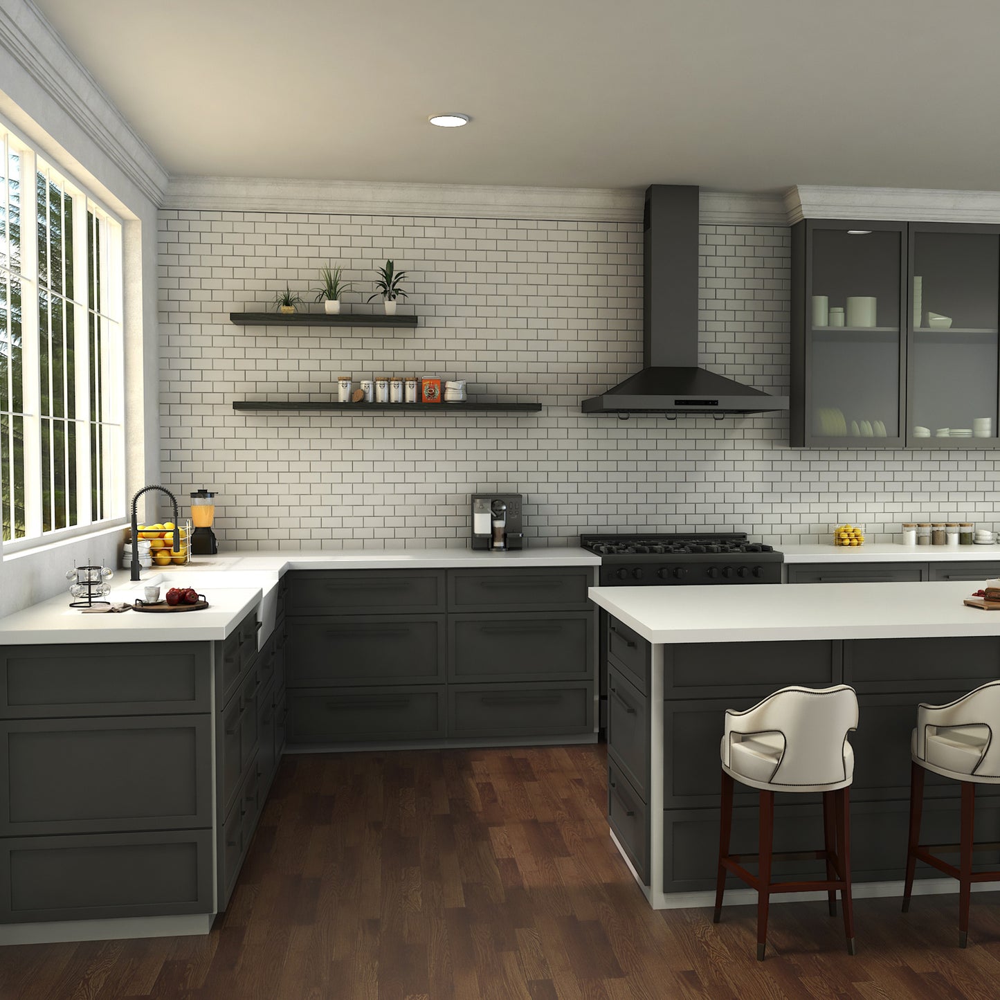 SRA-KF-MB - Sierra Kitchen Faucet in Matte Black
