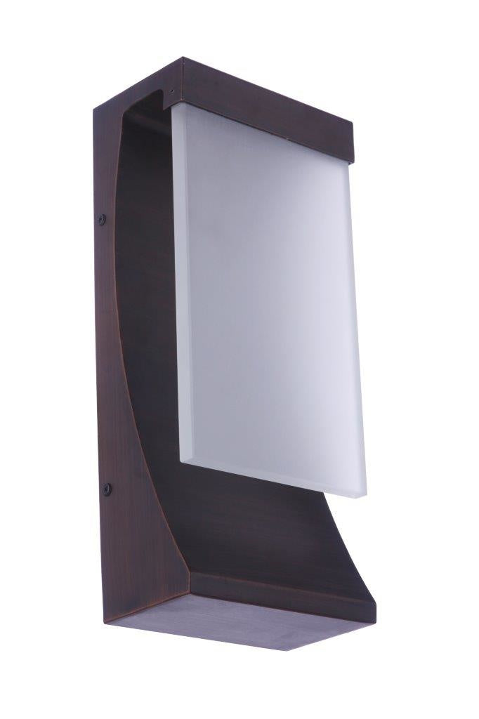 ZA5814-ABZ-LED - Vault 1 Light 15" High Outdoor Wall Lantern - Aged Bronze Brushed
