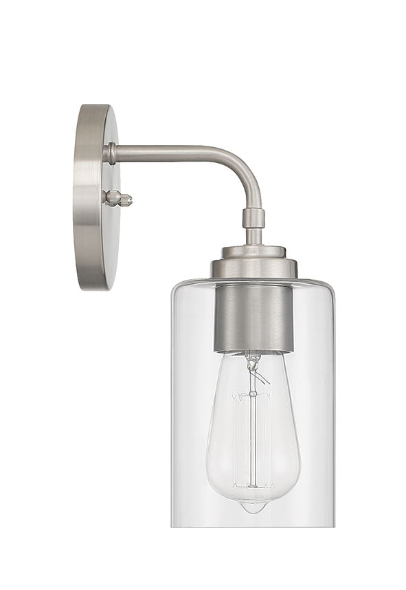 56001-BNK - Stowe 1 Light 10.75" High Wall Sconce - Brushed Nickel