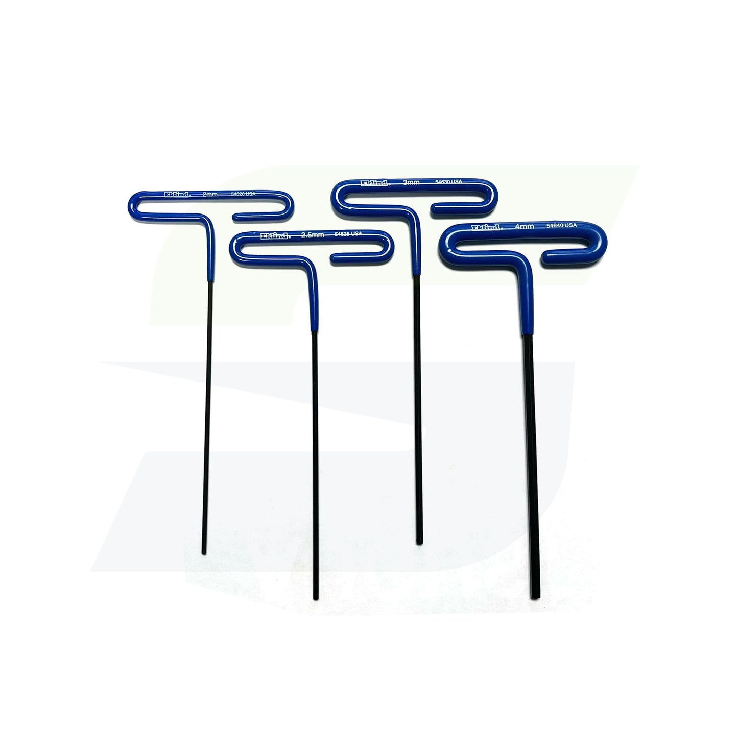 55168 - Cushion Grip Hex T-Key Allen Wrench Set - 8pc - 2 to 10 mm