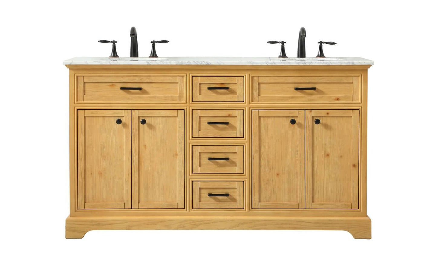 Americana 60" Double Bathroom Vanity Set