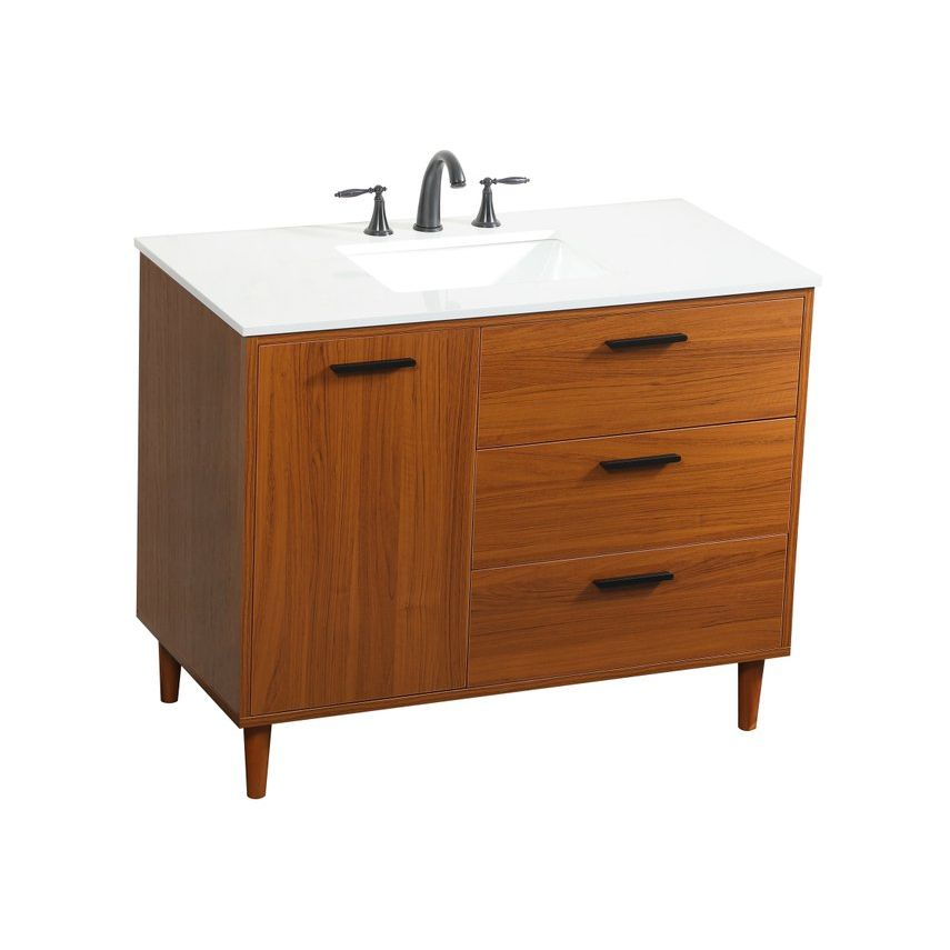 VF47042MTK 42" Bathroom Vanity in Teak