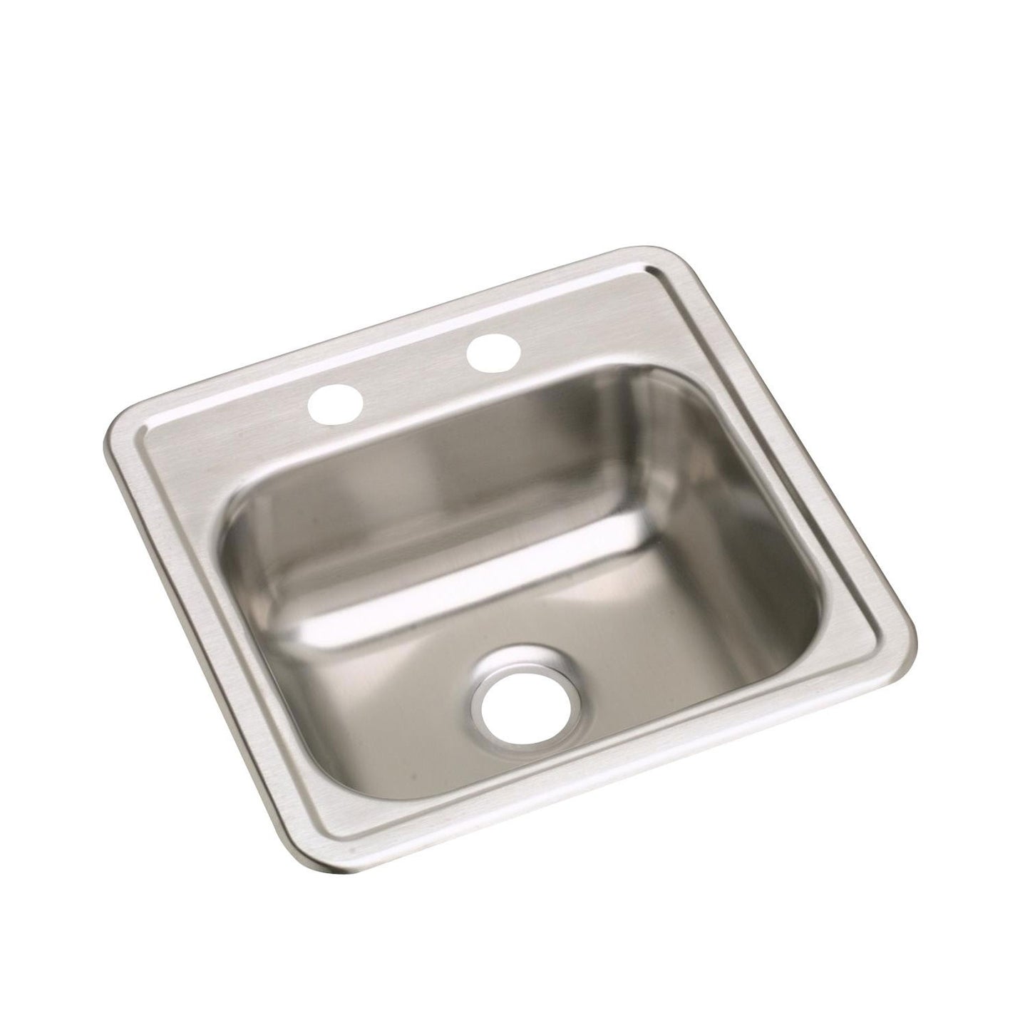 Elkay K115151 - Elkay 23 Gauge Stainless Steel Single Bowl Top Mount Bar/Prep Sink, 15 x 15 x 5.125"