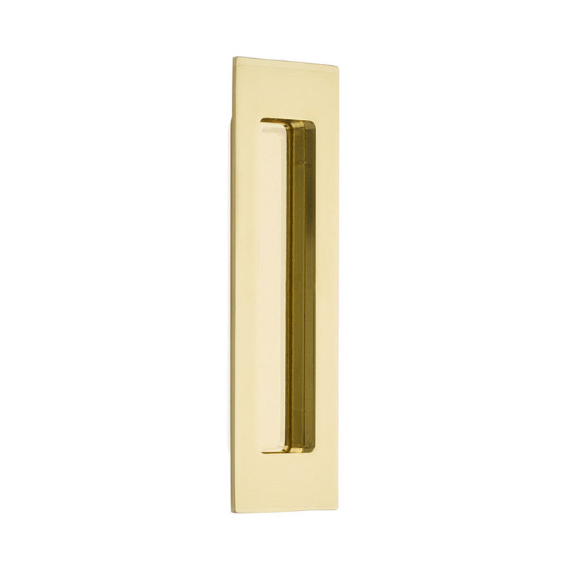 Emtek 7" Modern Rectangular Solid Brass Flush Door Pull