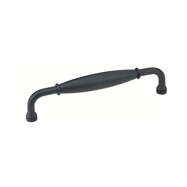 76024FBS 4" Center to Center Normandy Cabinet Pull Flat Black Finish