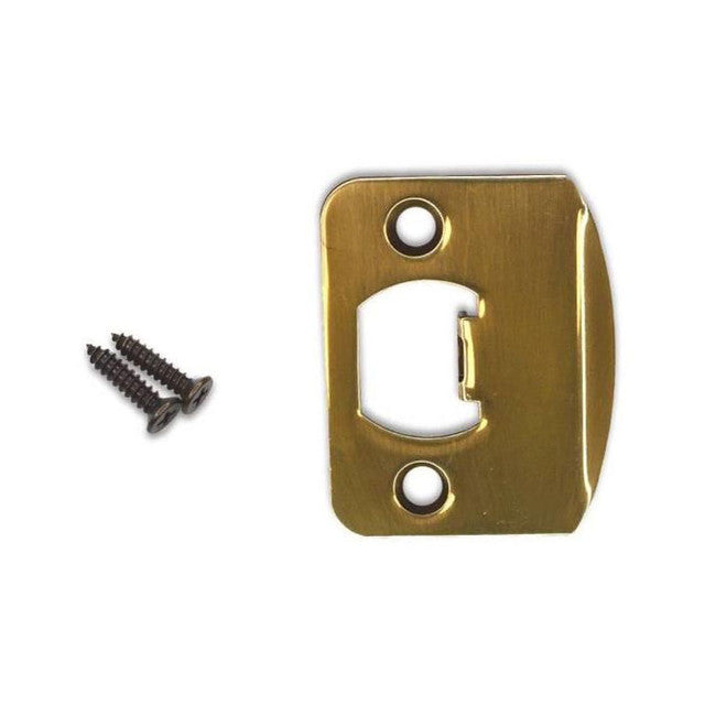 Emtek Full Lip Strike Plate - Round Corners