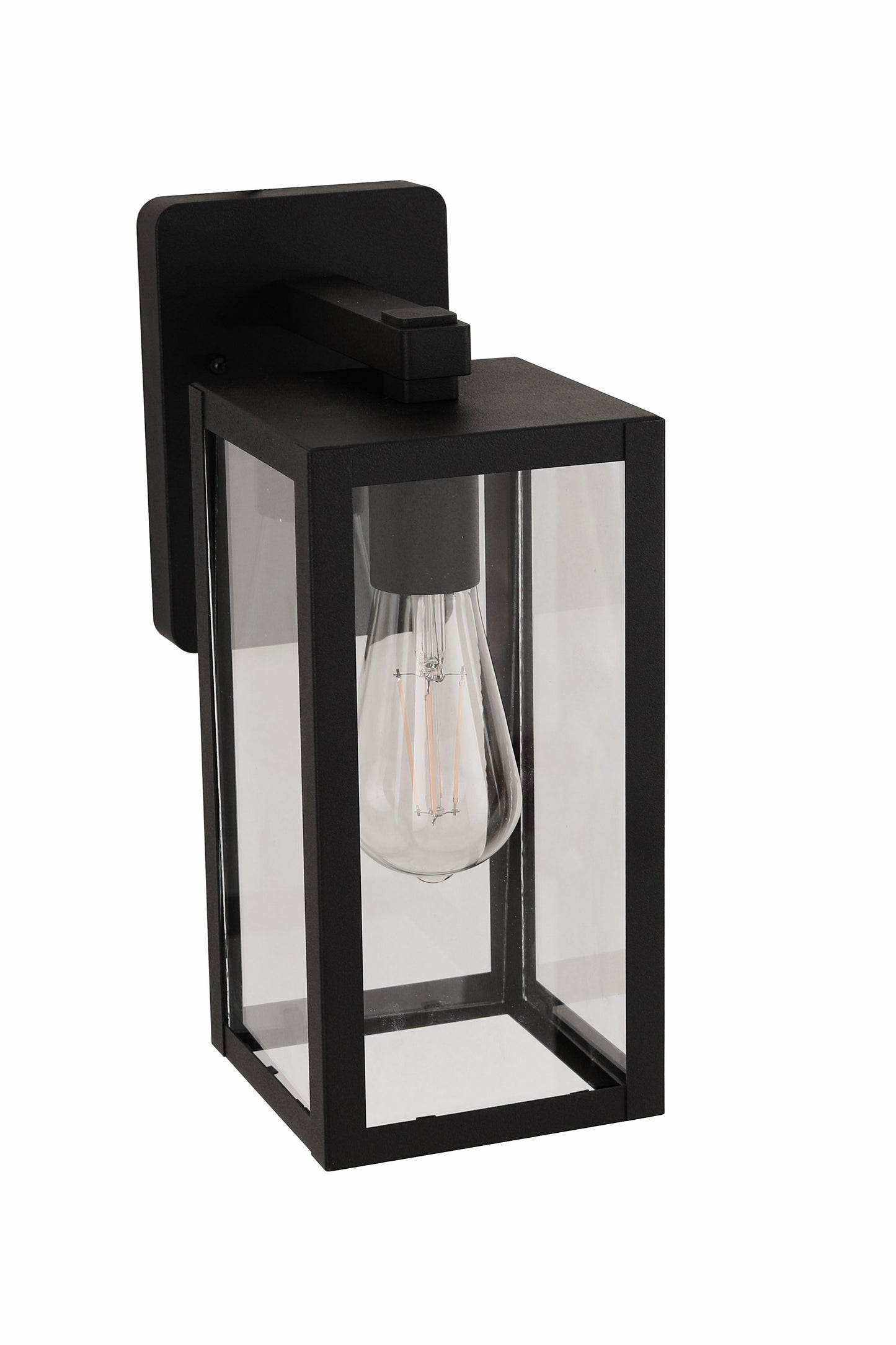 ZA7104-TB - Harris 1 Light 12.13" High Outdoor Wall Lantern - Textured Black