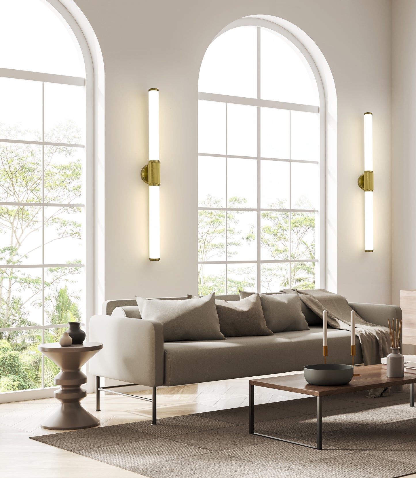 1021-40W-MGLD-LED - Solange 1 Light 40" Vanity - Modern Gold
