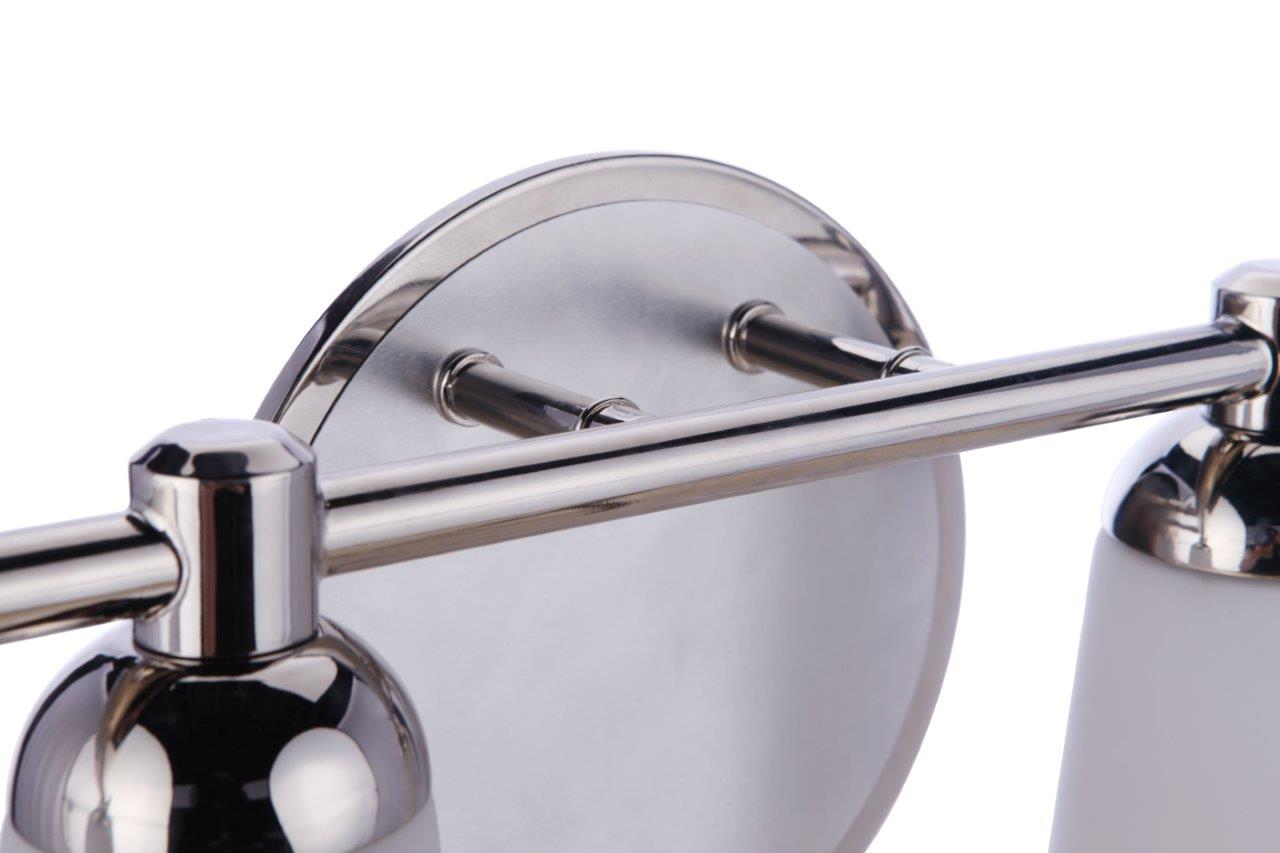 13131BNKPLN4 - Riggs 4 Light 30" Wide Vanity Light - Brushed Polished Nickel / Polished Nickel