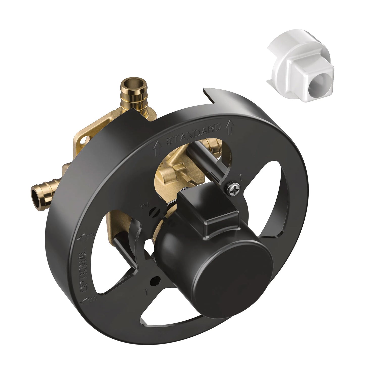 FP62325PF - M-PACT 1/2" PEX Posi-Temp Pressure Balancing Shower Valve - 3 Port Rough-In