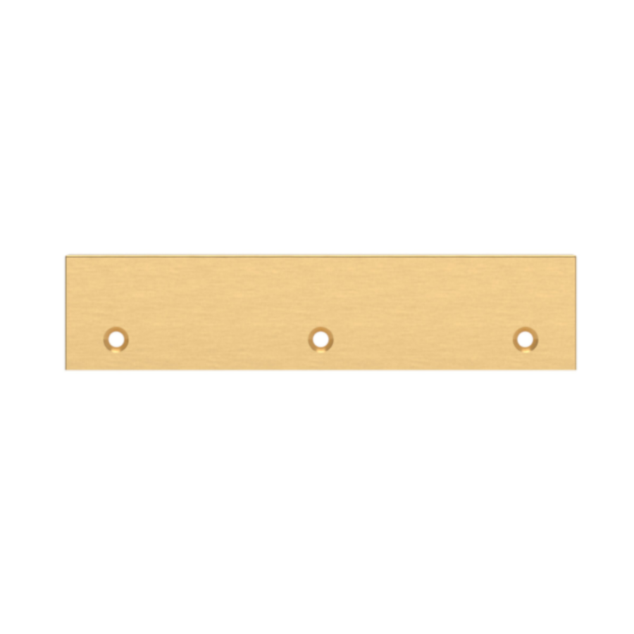 4621044 - 4" Centers - Edge Pull - Satin Brass