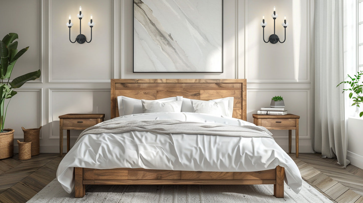 352-3S-MB - Allistair 3 Light Wall 16" Sconce - Matte Black