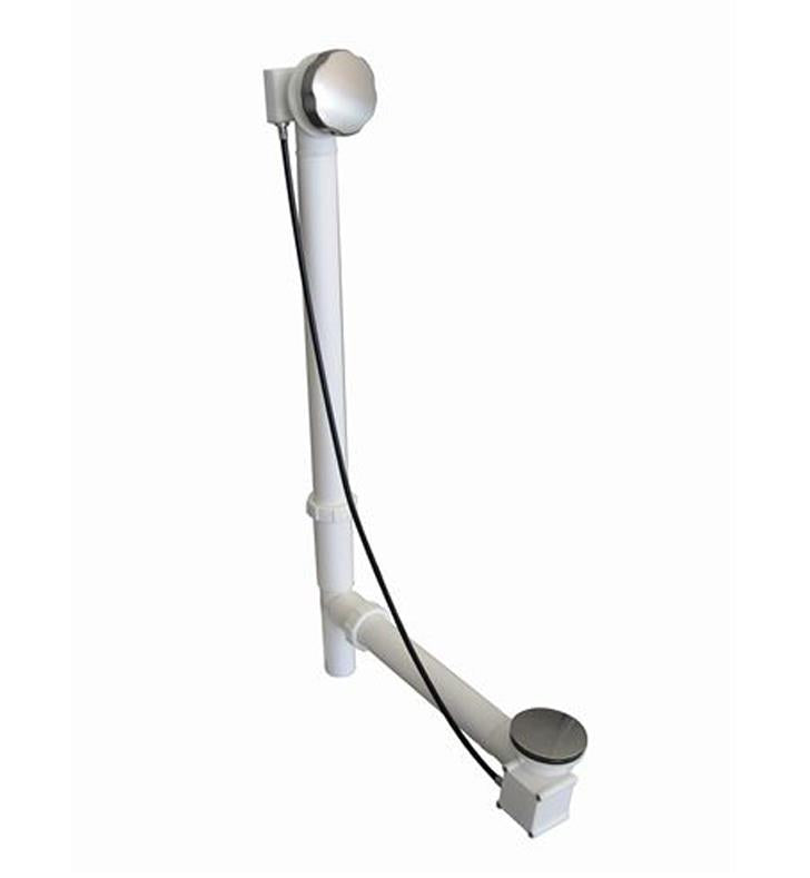 ABD100#BN - Tubular Cable Driven Bath Waste- Brushed Nickel