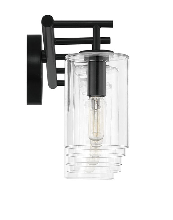 55605-FB - Hailie 5 Light 35" Wide Vanity Light - Flat Black